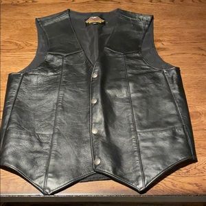 Men’s Harley Davidson motorcycle vest